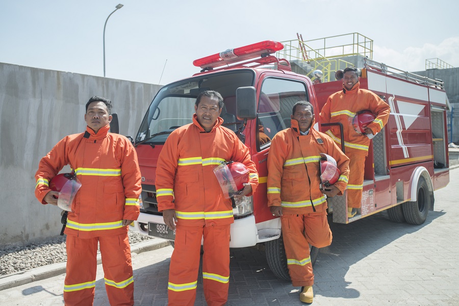 Our Fire Fighting Teamis always standby 24/7